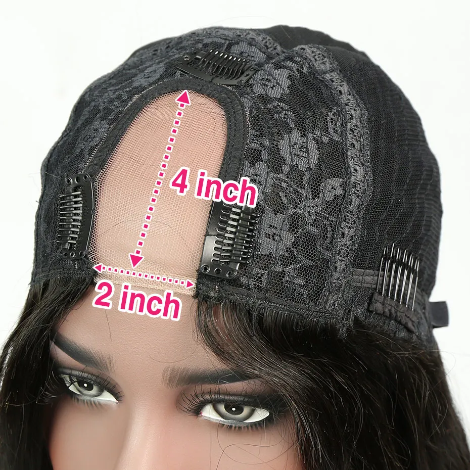 Comprar Pelucas de Liweike U pelucas de pelo Natural sedoso brasileño predesplumado nudos decolorados pelucas de pelo humano virgen de densidad 150%