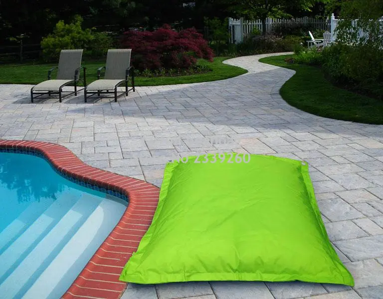 Cover only No Filler-oversized luxury comfortably accommodate two adults float beanbag, pool bean bag lounge- outdoor enjoyment