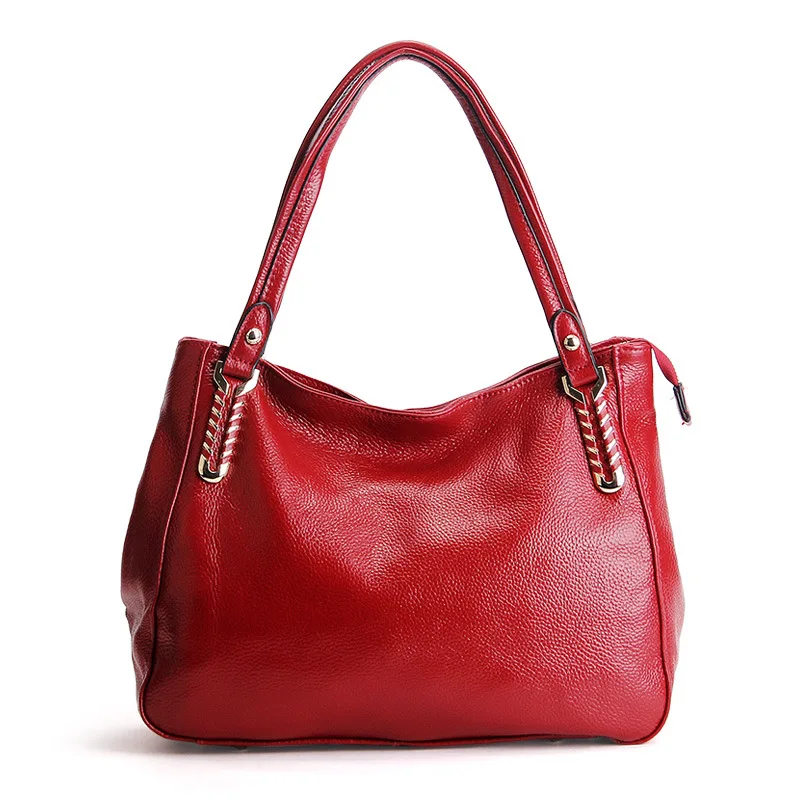 Tinyffa кожаная сумочка женская сумка женская натуральная кожа женские сумки из натуральной кожи сумки женские через плечо роскошные дизайнер кожаные сумки для женщин сумку женскую портфель мешок сумка на плечо - Цвет: Red B