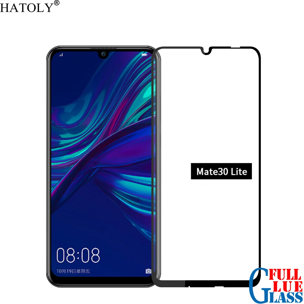 Полностью клеевое стекло для Huawei Mate 30 Lite закаленное Защитная пленка экрана