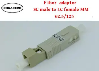 

free shipping AB43L SC male to LC female MM 62.5/125 10pcs mode Fiber optic coupler flange connector adapter