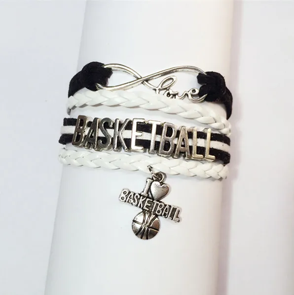 Charm Basketball Bracelet New Designer Cheer Bracelets Fashion Love Charm Basketball Bracelet New Designer Cheer Bracelets Fashion Love Cheerleading