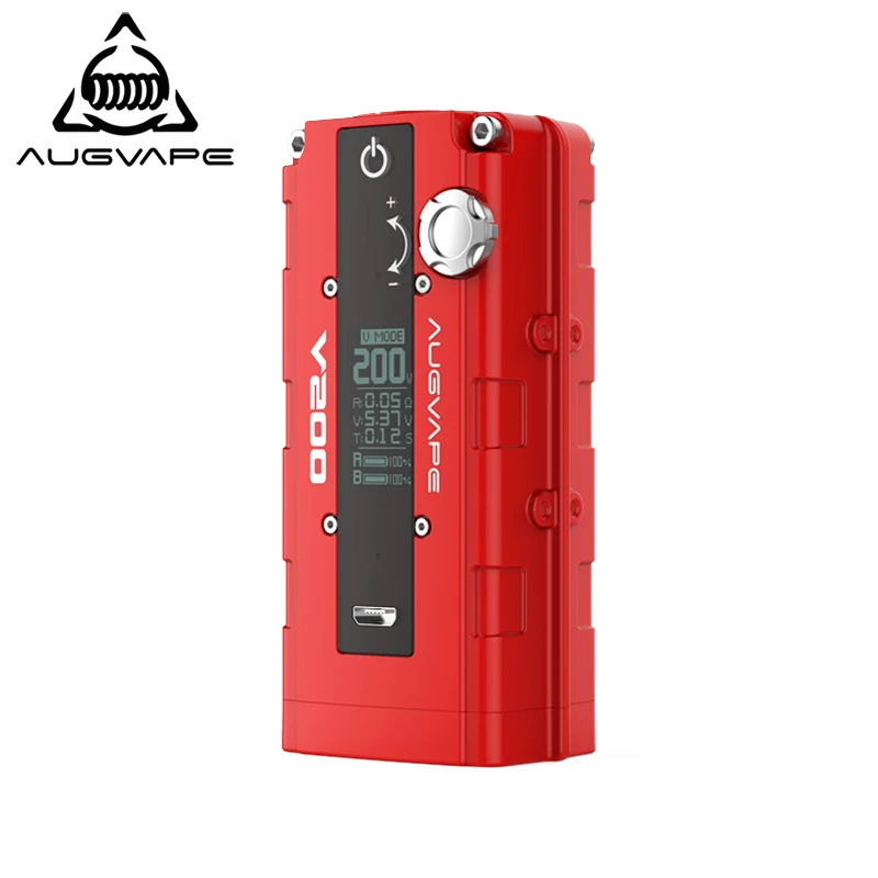 Augvape V200 box mod vape Auto Bypass V mode Support Dual 18650 Battery Zinc alloy mod electronic cigarette RDA RTA RDTA Augvape V200 box mod vape Auto Bypass V mode Support Dual 18650 Battery Zinc alloy mod electronic cigarette RDA RTA RDTA