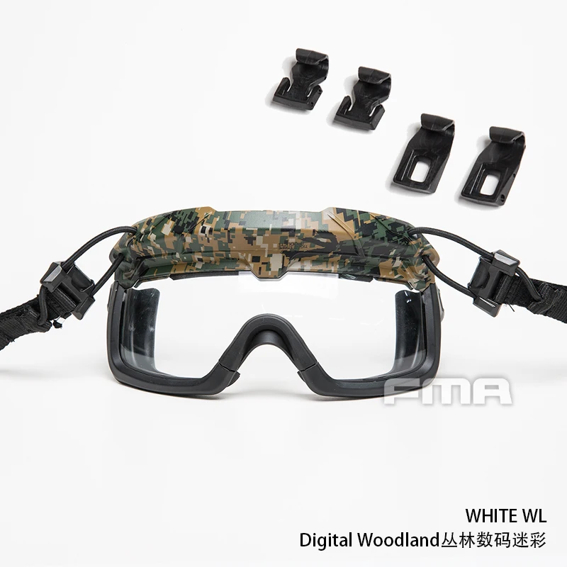 Тактические Защитные очки для шлема, белые тактические Защитные очки для всех дуговых направляющих с OPS-CORE характеристиками шлема