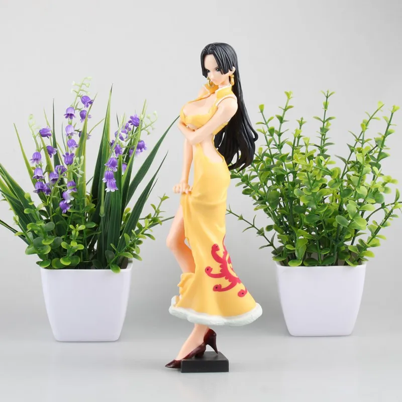 25 см одна деталь ONEPIECE боа Ханко Боа Хэнкок cheongsam фигурка игрушка Коллекция Фильм аниме ребенок мальчик подарок электронный питомец