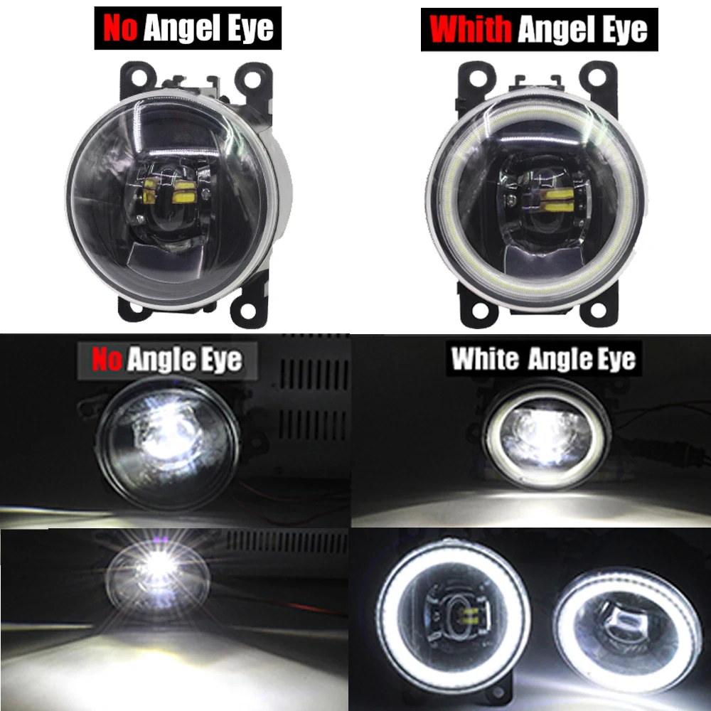 Высокая Яркость 12V светодиодный туман светильник глаза ангела дневного светильник DRL Для Ford Mustang 3.7L V6 2011-2013 противотуманной фары светильник s