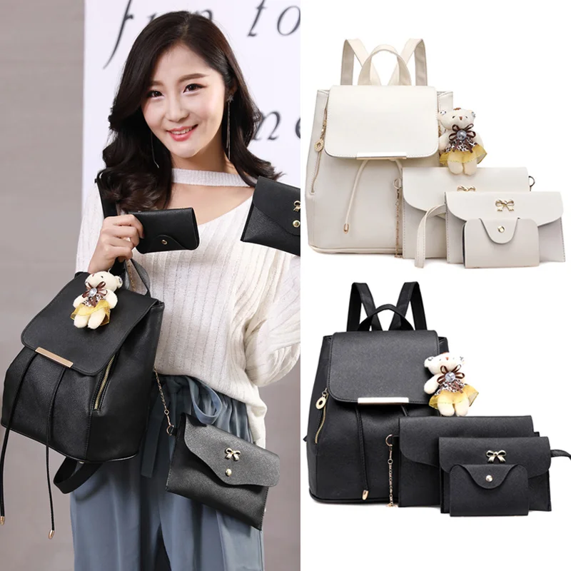 

2018 New 1 Set Women Shoulder Crossbody Bag Fashion PU Leather for Travel 88 LXX9
