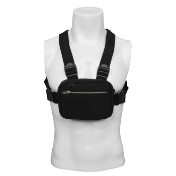 

2019 Men Women Shoulder Bags Fashion Chest Rig Bag Hip Hop Adjustable Crossbody Bags West Streetwear Functional Waist Packs