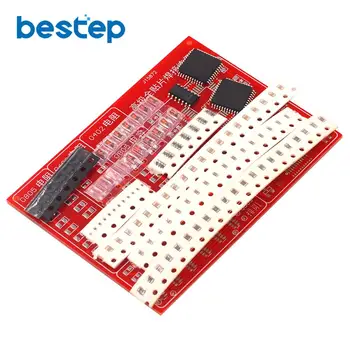 

2014 Enhanced SMD Soldering Practice Board 9 Major Components 110 Only Add 0402 DIY Kit