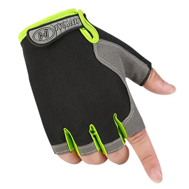 Aliexpress Buy 2018 Cycling Slim Slim Half Finger Bicycle Shockproof Breathable Gloves Men 