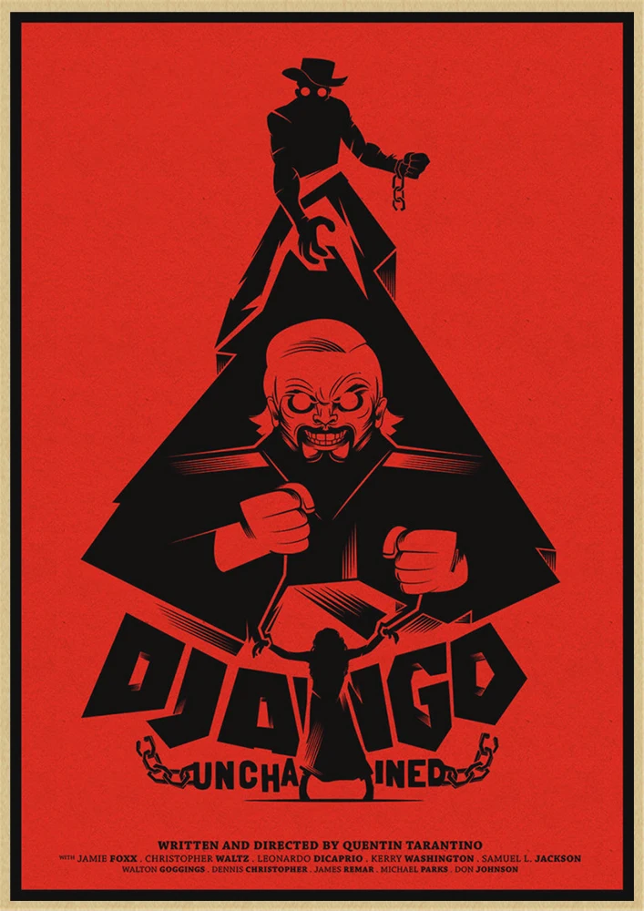 Классический фильм Django Unchained Квентин Тарантино Ретро плакат крафт-бумага кафе домашний декор стен Живопись