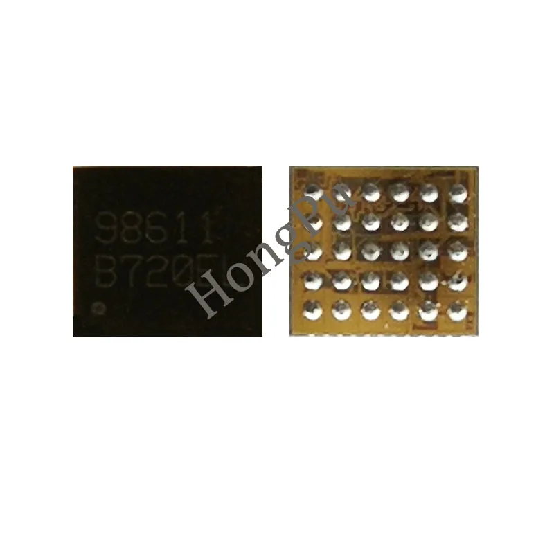 5 шт./лот 98611 для Samsung G7200 G7508Q J7008 J5 PRIME P8 Lite зарядное устройство IC чип зарядного