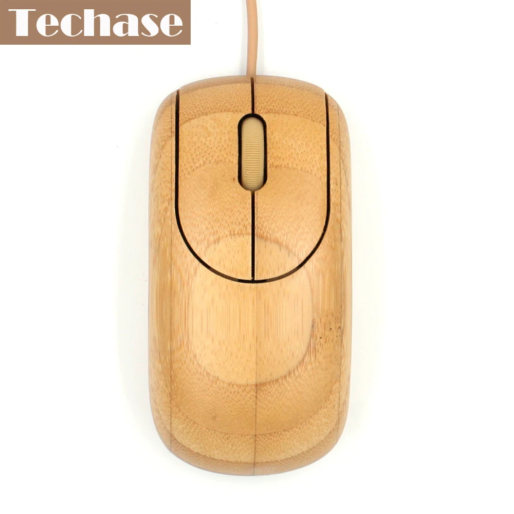 Techase проводной Мышь деревянный Mause Gamer Рато игровой com FIO Bamboo Souris Ordinateur Мышь S Souris для компьютера с CE FCC muis