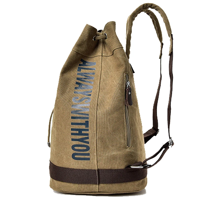  Hot Top Canvas Men's Sports Gym Bags Outdoor Basketball Backpack For Teenager Soccer Ball Pack Lapt - 32848163478
