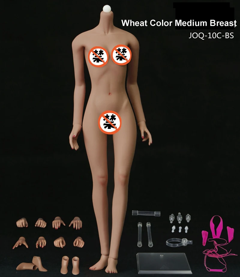 Фигурка jiaou doll 1/6 супергибкая бесшовная фигурка для тела среднего бюста 3 0 узкое