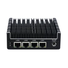 Безвентиляторный мини-ПК поддержка AES-NI, брандмауэр, PFsense, Intel Celeron J3060 J3160 с 4 * LAN 1 * COM 2 * HDMI 2 * USB3.0 win 7 Linux мини-ПК