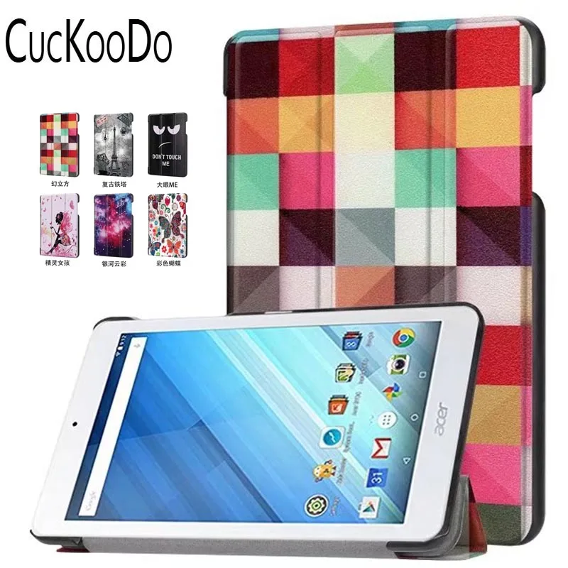 

CucKooDo Ultra-thin PU Leather, With Triangle Stand Smart Shell For Acer Iconia One 8 B1-860 8.0-Inch Tablet
