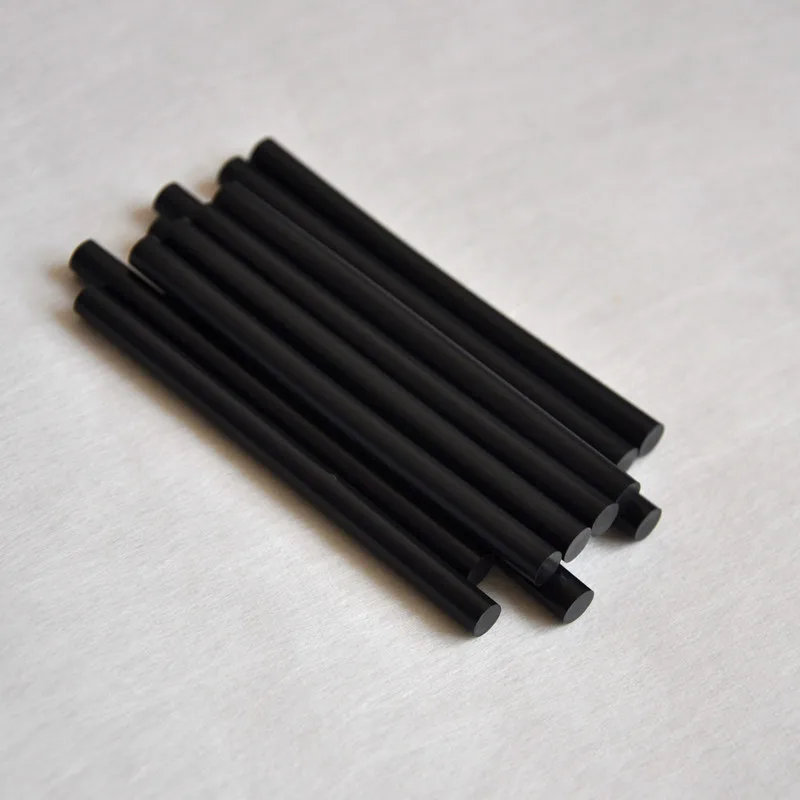 12pcs/lot 7mm*10cm Black Hot Melt Glue Sticks For Hot Melt Gun General Purpose Keratin Glue Sticks For Hair Extension