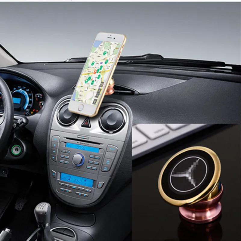 Automobiles Car Phone Holder Stickers For Mercedes W211 W203 W204 W210 Volvo XC60 S60