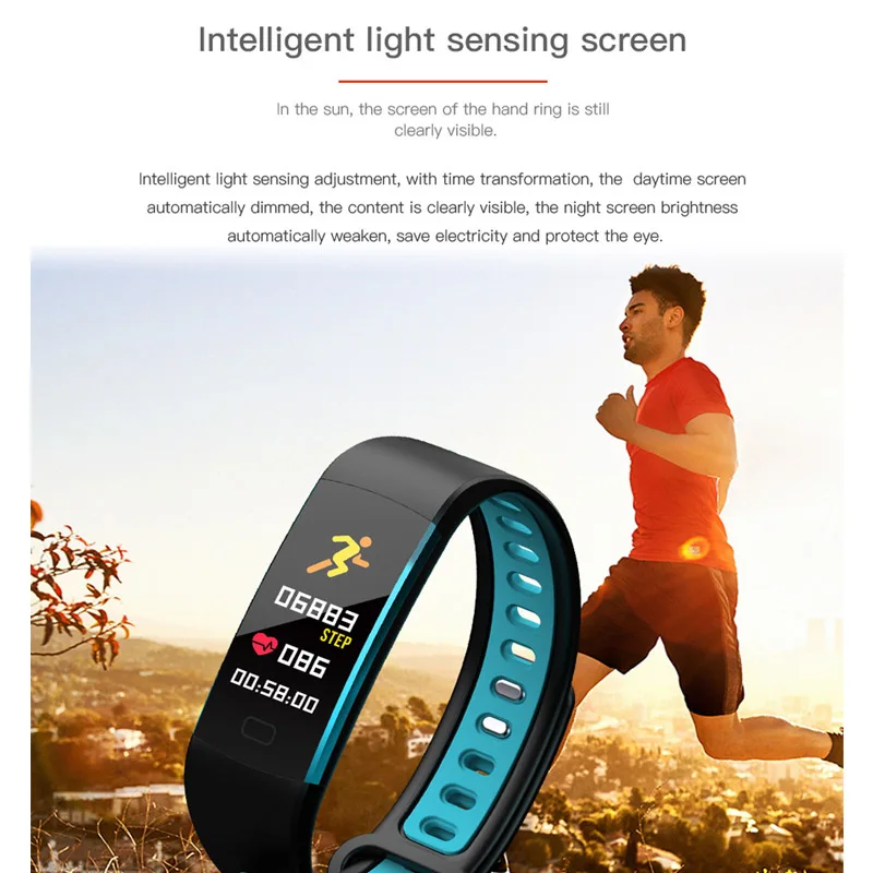 Greentiger Color Screen Y6 Smart Band Waterproof Heart Rate Activity Smart Bracelet Fitness tracker VS Y5 Smart Wristband Greentiger Color Screen Y6 Smart Band Waterproof Heart Rate Activity Smart Bracelet Fitness tracker VS Y5 Smart Wristband