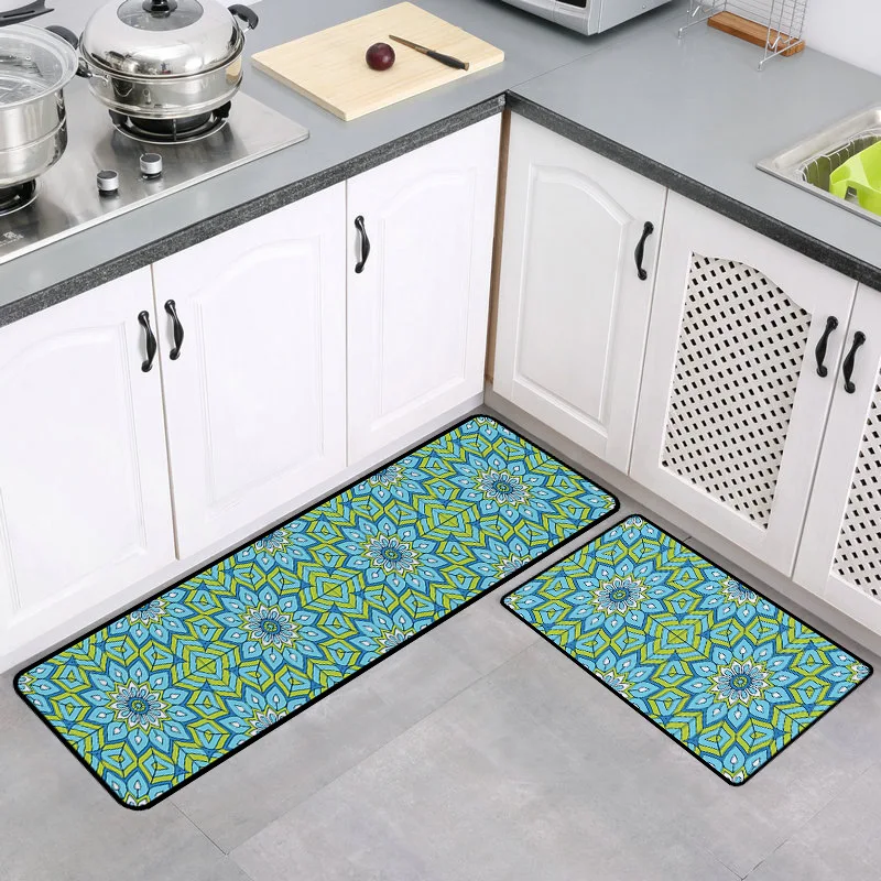 1 шт. 40*60 см геометрический узор Противоскользящий дверной коврик для улицы кухня гостиная ковер