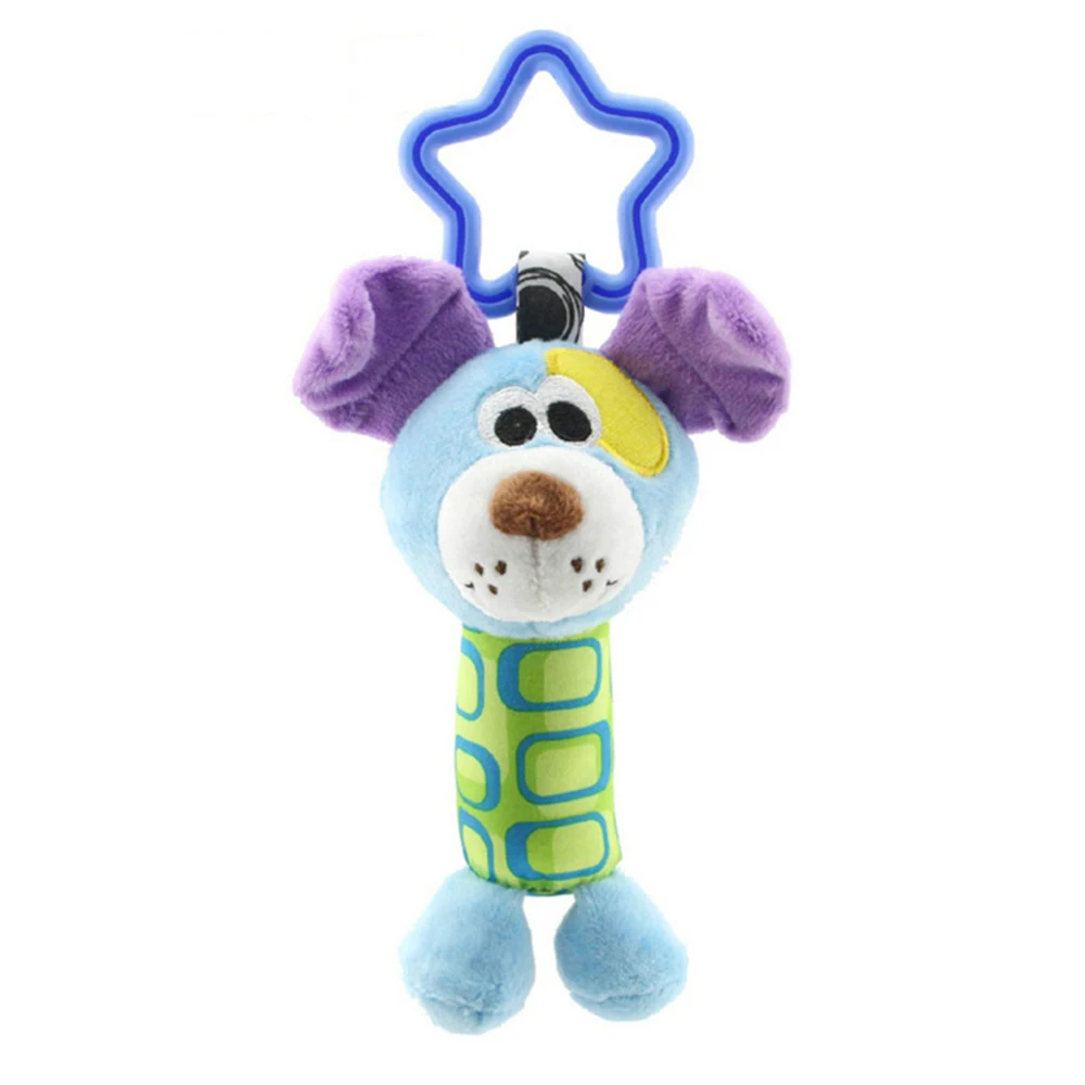 New 1pc Baby Toy Cute Plush Rattle Baby Holding Animal Toy ...