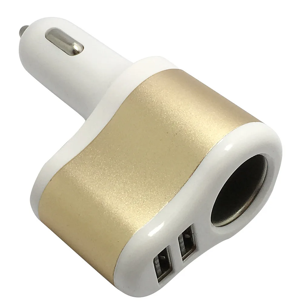 Автомобильное USB зарядное устройство быстрое автомобильное 2 портовое