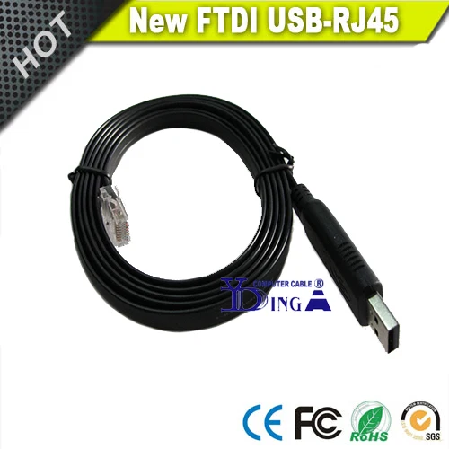FreeShipping FTDI FT232+ZT213 USB RS232 RJ45 console cable checkpoint