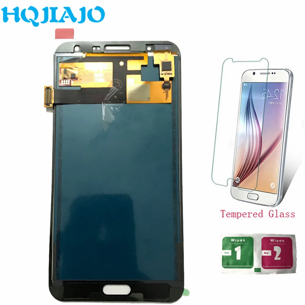 Тест ЖК экран для Samsung J700 настроить дисплей сенсорный дигитайзер Galaxy J7 2015 J700F J700M