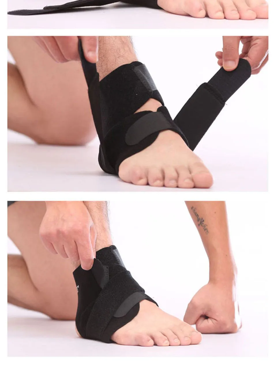 AOLIKES, 1 шт., спортивная защита от боли в лодыжке, регулируемая защита лодыжки, ремень для поддержки лодыжки