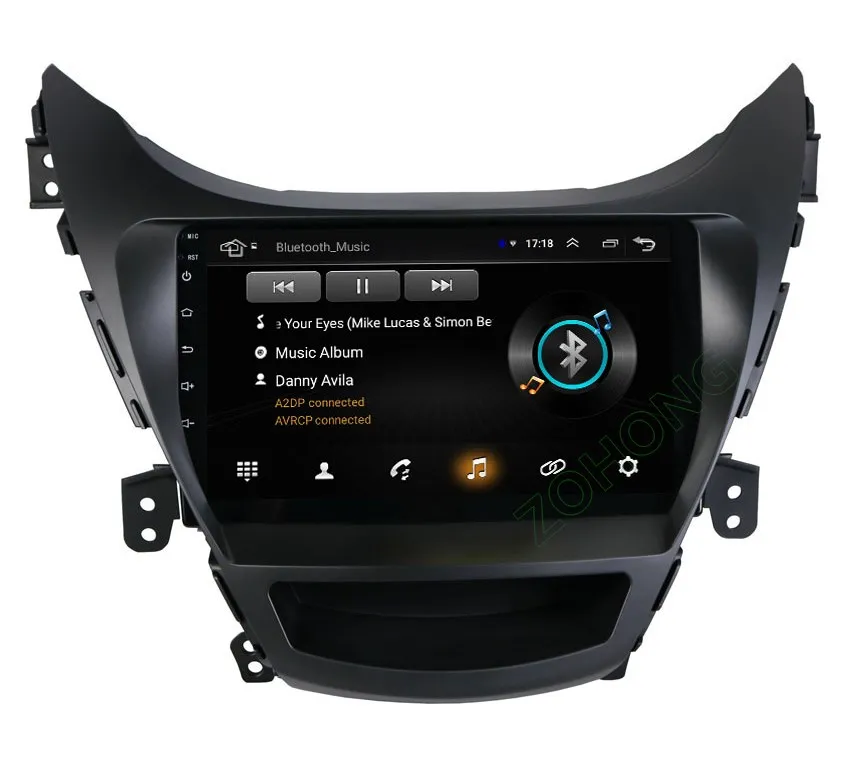 Flash Deal 2+32Gb 2.5D 9" Android9.0 car multimedia dvd player for Hyundai Elantra Avante I35 2012 2013 autoradio CAR GPS navigation Stereo 22