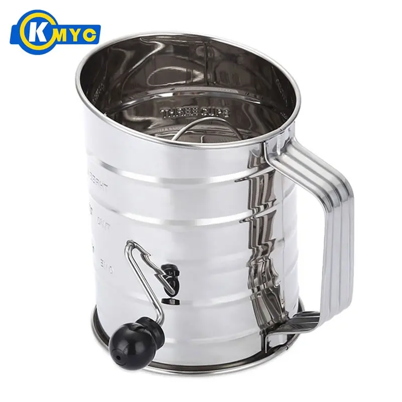 KMYC 40mesh Handheld Flour Sifter Icing Sugar Powder Mesh Sieve Baking Tools For Cakes Decorating Pastry Bakeware | Дом и сад
