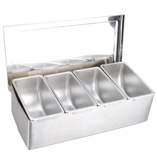 Fashion kitchen supplies Stainless Steel Seasoning box Spice rack Storage Bottles Jars Herb