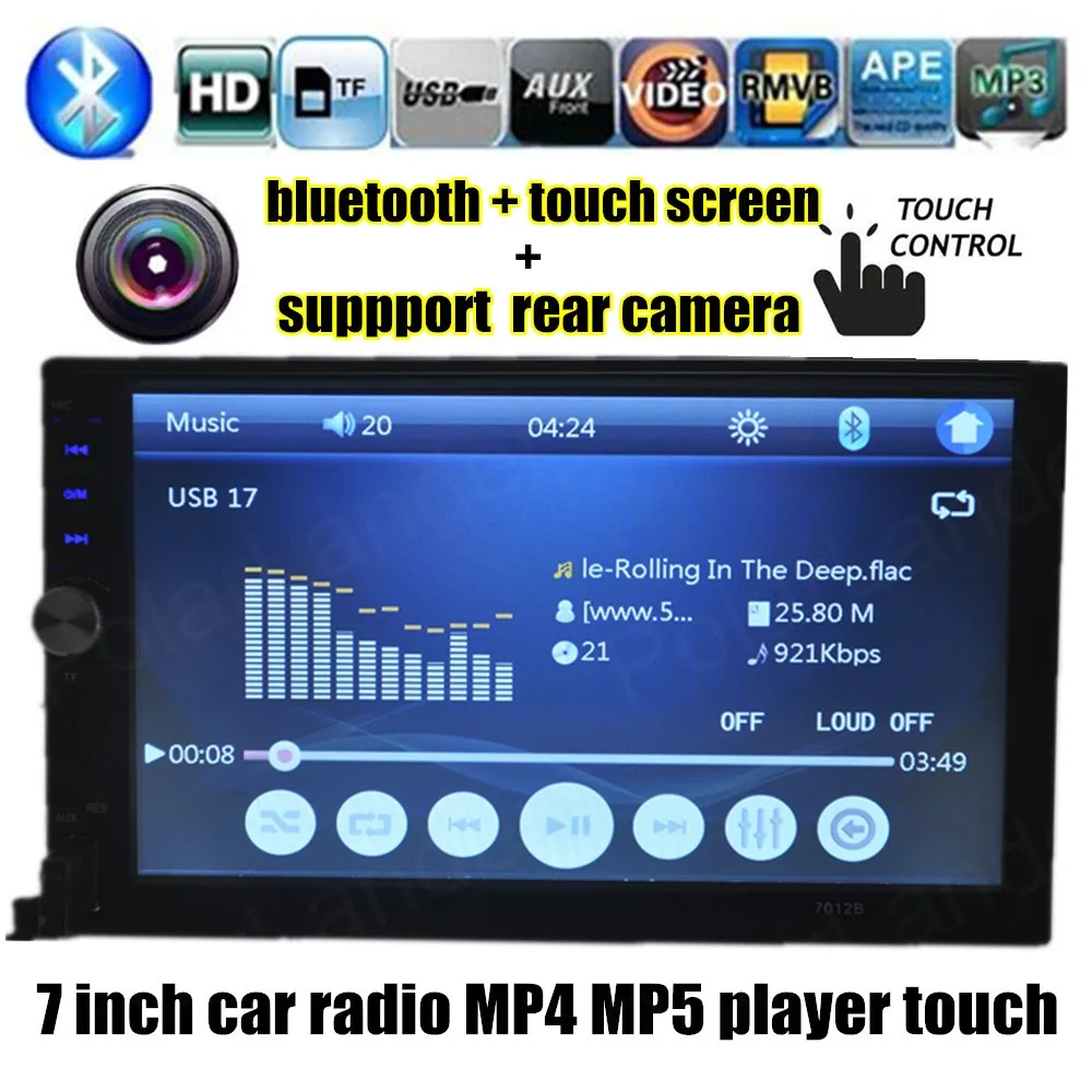 hot 2 DIN 7 inch Car Electronic font b radio b font MP5 MP4 player TF