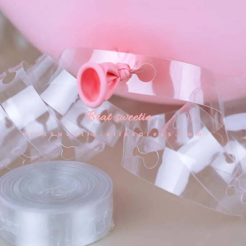 

Ballons Accessories 5M Balloon Chain PVC Rubber Wedding Party Birthday Backdrop Decor Balloon Chain Arch Decor Happy Birthday