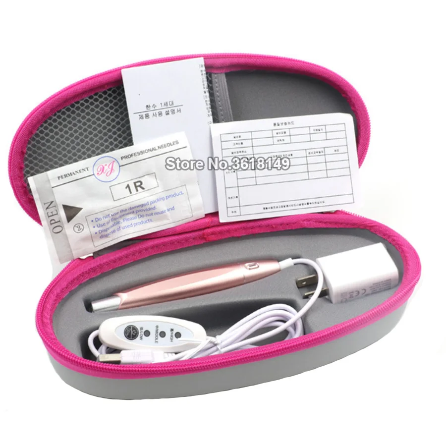 

Professional Semi-permanent Tattoo Pen Machine for EyebrowLip MTS Rotary Tattoo Gun for Tattoo Cartridge Microblading 1RL 3RL