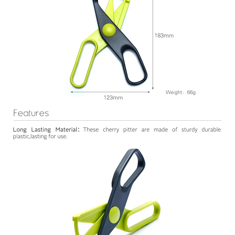 Wholesale Ergonomic Design Plastic Convenient Cherry Pitter With Only One-Handed Operation