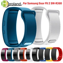 L/S браслет ремешок для samsung gear Fit 2 SM-R360 Ремешки для наручных часов спортивные роскошные силиконовые замена Смарт-часы ремешок для браслета