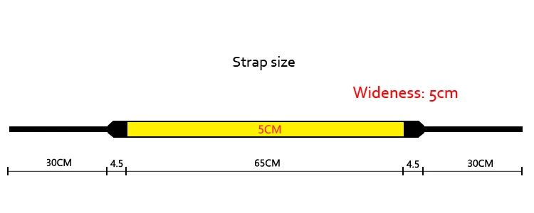 Wide camera shoulder belt strap 2