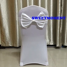 200 белый стул с бантом