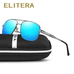 ELITERA бренд Дизайн Новый Для мужчин солнцезащитные очки поляризованные покрытие зеркало солнцезащитные очки Óculos Мужской очки Аксессуары