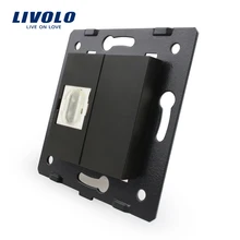 Fabricante Livolo, Materiales De Plástico negro, Estándar de LA UE, Tecla de función Para HDMI Socket, VL-C7-1HD-12