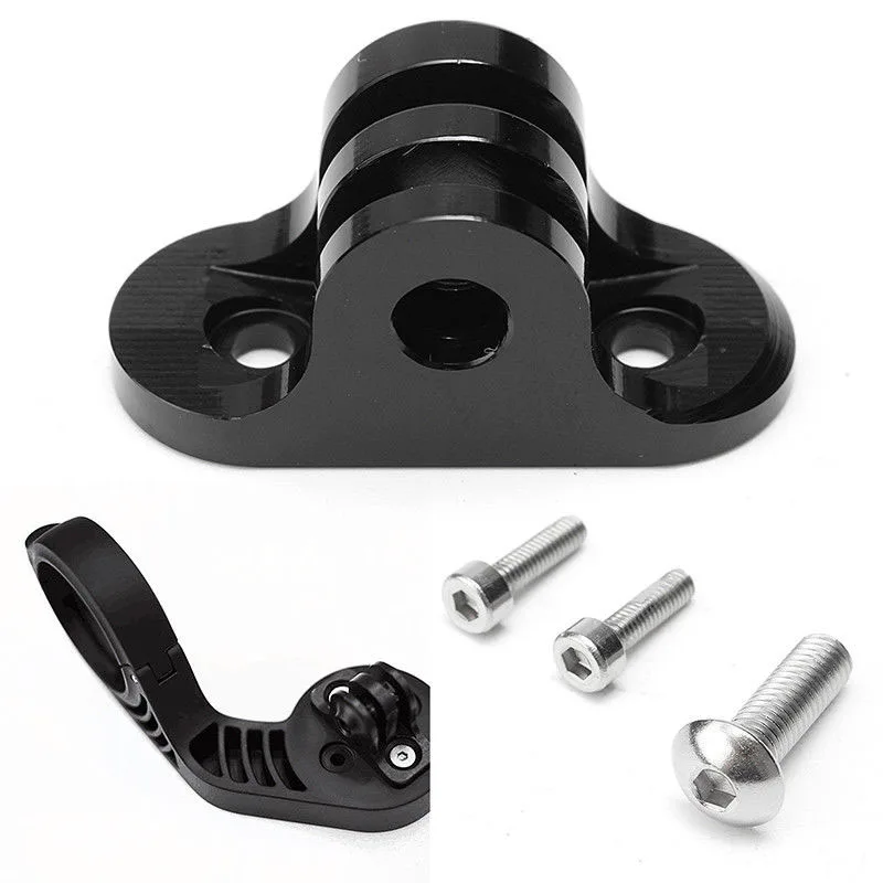 Camera Holder Mount Adaptor Set For GoPro/Garmin Edge 520 1000 Bike Handlebar Mount Black Extension bracket fixed base Supportor ► Photo 1/6