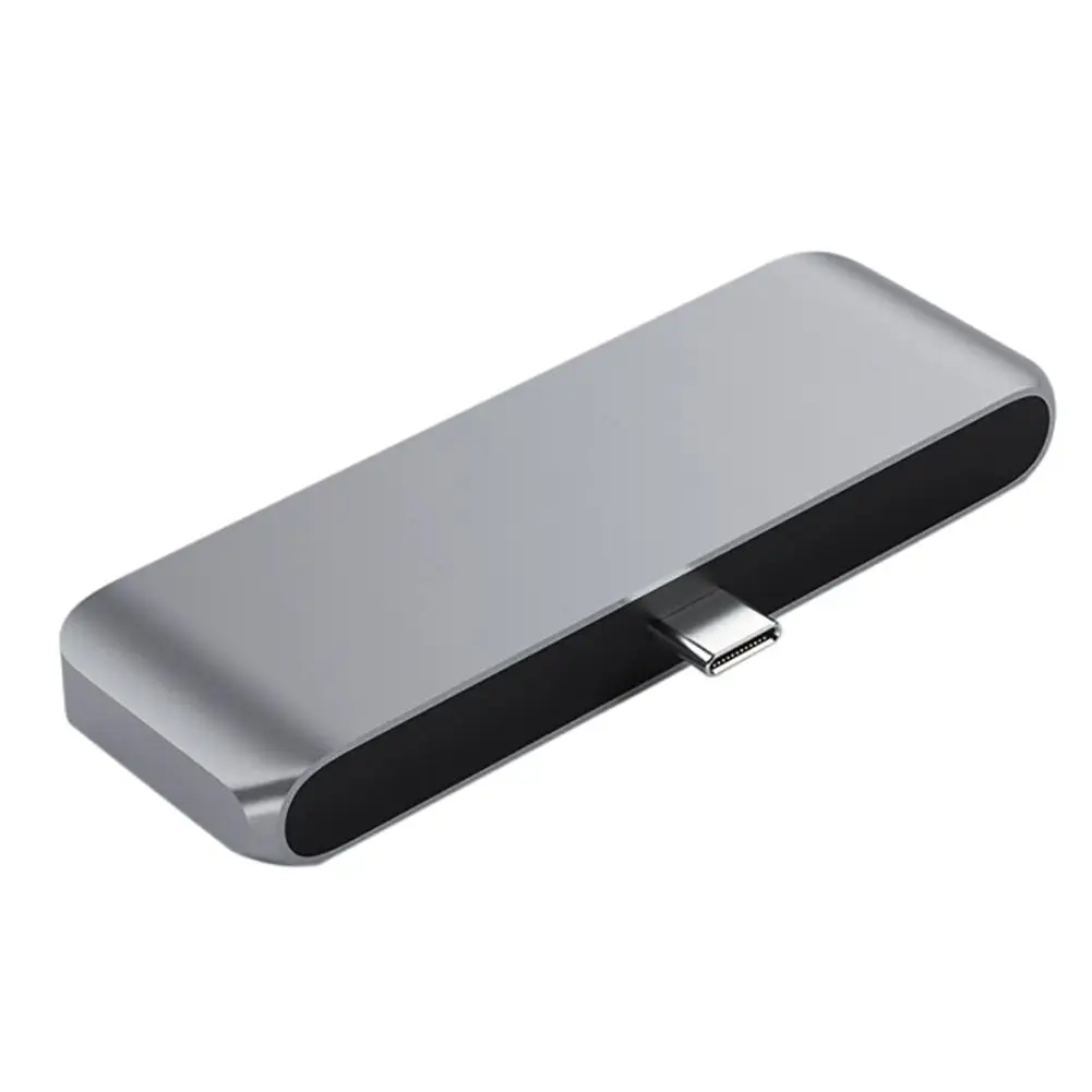Aluminum Type C Mobile Pro Hub Adapter with USB C PD Charging 4K HDMI USB 3 0 3 5mm Headphone Jack for 2018 iPad Pro