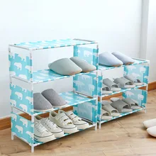3 Tiers Non-woven Fabric Storage Shoe Rack Hallway Cabinet Organizer Holder Door Shoe Storage Cabinet Shelf DIY Home Furniture practical wooden shoe cabinet closet storage rack pu seat bench entryway hallway black