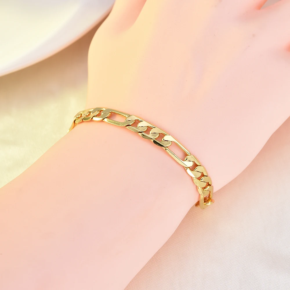 Модный золотой кубинский браслет-цепочка браслет для мужчин и женщин Хиппи хип-хоп браслет ювелирные изделия для свадьбы