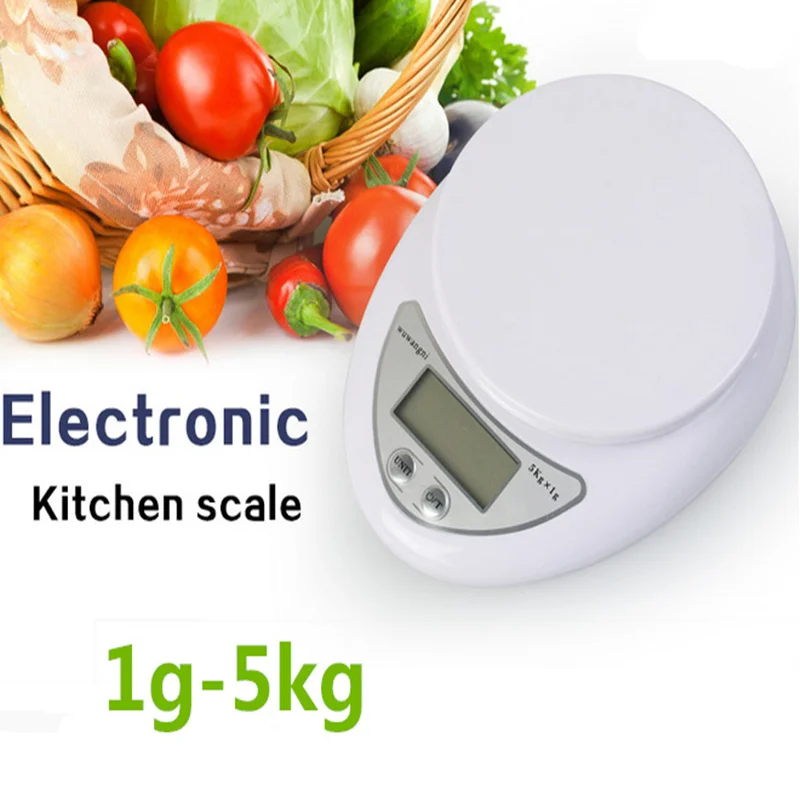 Горячая 1 г-5 кг пищевая диета почтовые Кухонные цифровые весы весовое Взвешивание электронные
