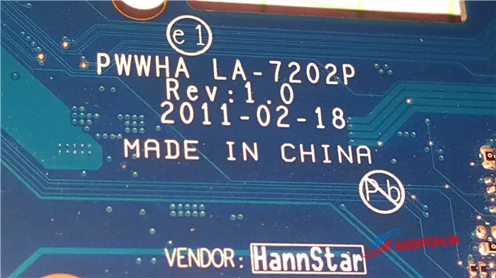 الأصلي لتوشيبا C660 اللوحة المحمول PWWHA La-7202p K000124370 اختبار بالكامل