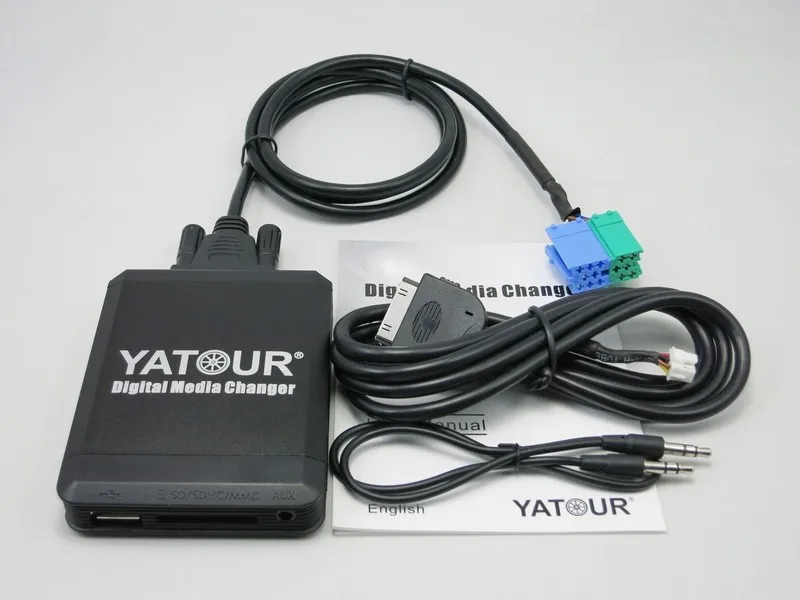 Yatour YTM07 цифровой музыкальный CD changer USB SD AUX Bluetooth ipod iphone интерфейс для Mercede Benz Becker Porsche Ford адаптер