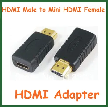 

100pcs HDMI Adapter HDMI Male to Mini HDMI Female Converter Connector HDMI Extender
